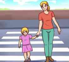 Hoe om kinders die basiese beginsels van veiligheid te leer wanneer hulle op die straat loop