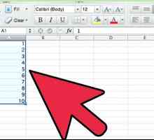 Hoe om `n aftreklys uit `n reeks selle in Excel 2003 te skep