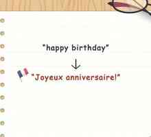 Hoe om `n gelukkige verjaardag in Frans te sê