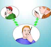 Hoe om op `n radio te praat (walkie talkie)