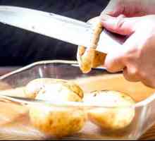 Hoe om gebraaide aartappels met suurlemoen en knoffel te maak