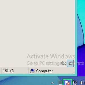Hoe aktiveer boodskappe uit te skakel in Windows 8