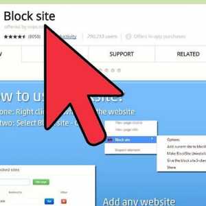 Hoe om `n webwerf in Google Chrome te blokkeer