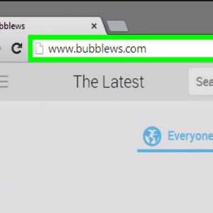 Hoe om `n ander gebruiker se pos in Bubblews te deel