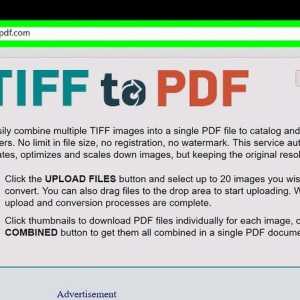 Hoe om TIFF-lêers om te skakel na PDF