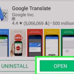 Hoe om `n taal af te laai om in die aflynmodus van Google Translate vir Android te gebruik