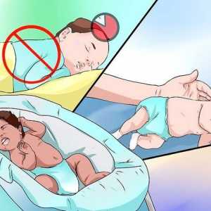 Hoe om `n pasgebore kind in `n bassinet te slaap