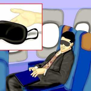 Hoe om in `n vliegtuig of trein te slaap