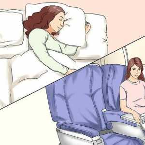 Hoe om te slaap in `n vliegtuig