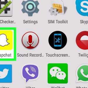 Hoe om beelde op Snapchat op Android te wysig