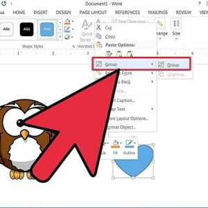 Hoe om beelde en voorwerpe in MS Office te wysig