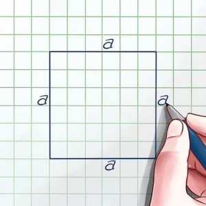 Hoe om die oppervlakte van `n vierkant te bepaal deur die lengte van die diagonaal te gebruik