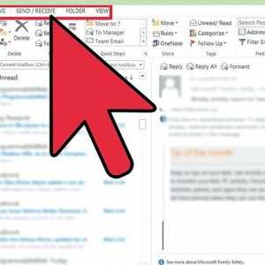 Hoe om die `Tools `in Outlook 2013 te vind