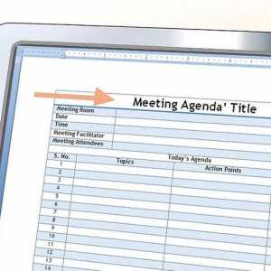 Hoe om `n agenda vir `n vergadering te skryf