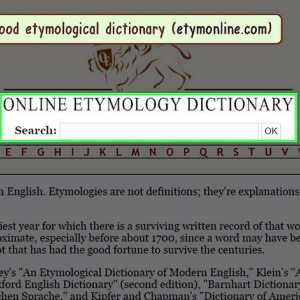 Hoe om die etimologie van woorde te bestudeer