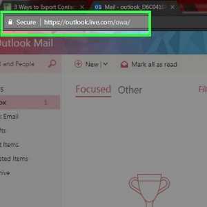 Hoe om `n kontakboek in Outlook uit te voer