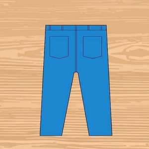Hoe om `n voorskoot met ou jeans te maak