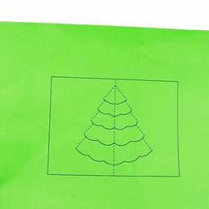 Hoe om `n voukaartjie van `n Kersboom te maak (Robert Sabuda-metode)