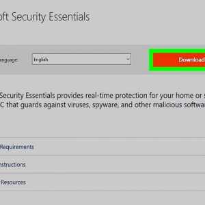 Hoe installeer Windows Security Essentials op `n seerower Windows